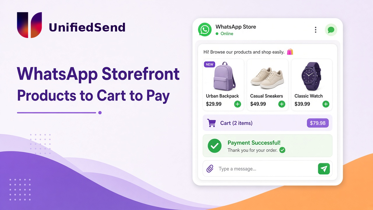 Open a WhatsApp Storefront and Start Accepting Payments with UnifiedSend
