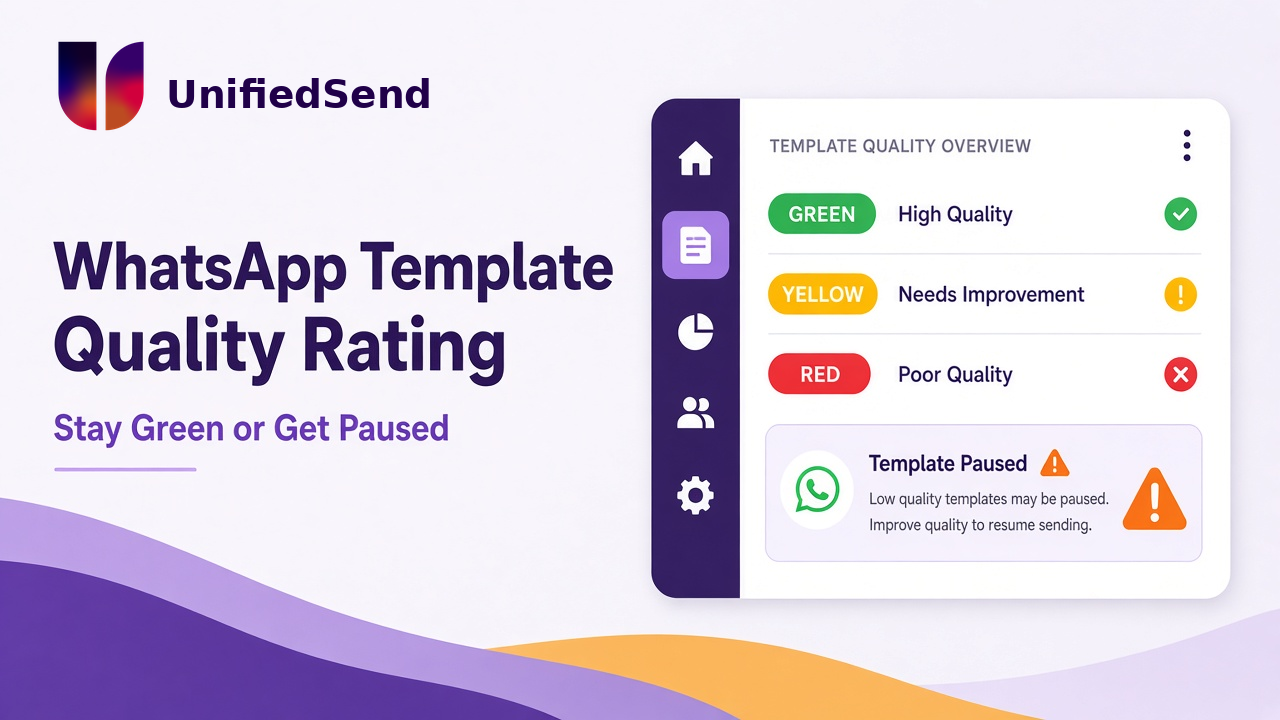 WhatsApp Template Quality Rating: Green, Yellow, Red Explained